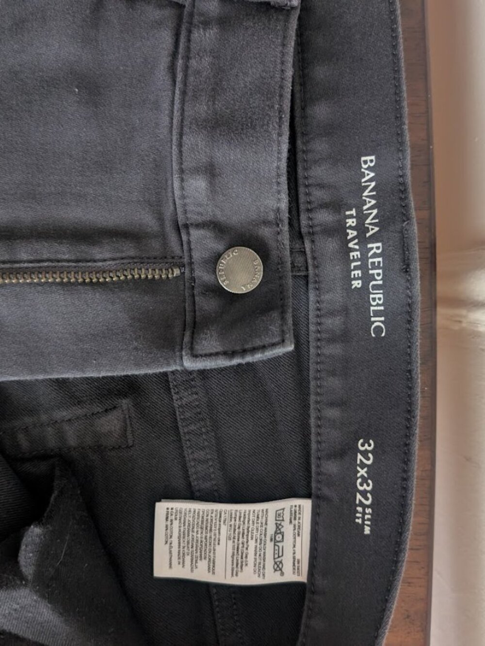 Gray Banana Republic Traveler Pant 32x32 Skinny Fit - Picture 2 of 4